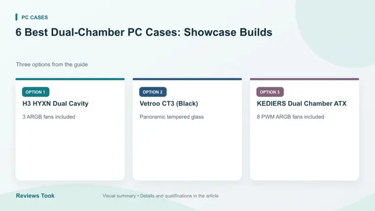 Comparison of three options: H3 HYXN Dual Cavity; Vetroo CT3 (Black); KEDIERS Dual Chamber ATX.