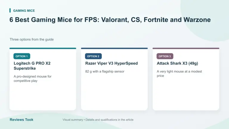Comparison of three options: Logitech G PRO X2 Superstrike; Razer Viper V3 HyperSpeed; Attack Shark X3 (49g).