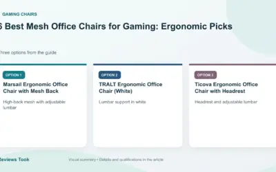 6 Best Mesh Office Chairs for Gaming: Ergonomic Picks (2026)