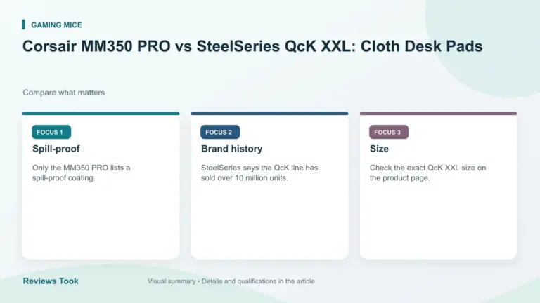 Visual summary: Spill-proof; Brand history; Size.