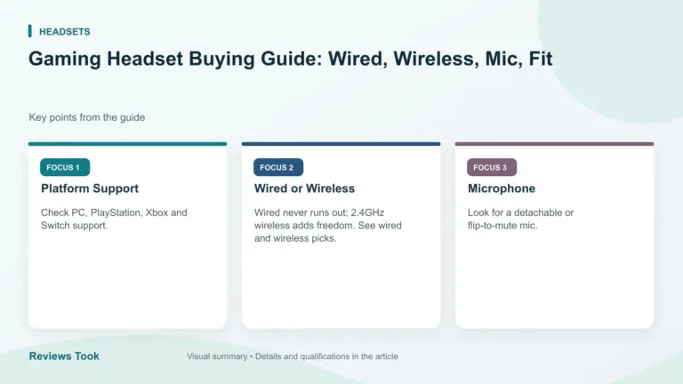 Visual summary: Platform Support; Wired or Wireless; Microphone.