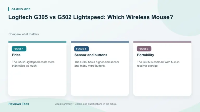 Visual summary: Price; Sensor and buttons; Portability.