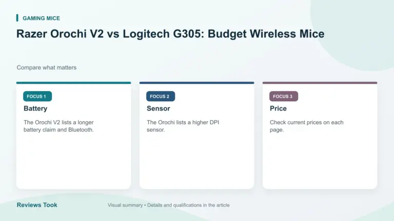 Visual summary: Battery; Sensor; Price.