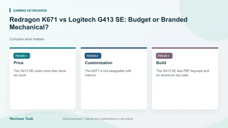Visual summary: Price; Customization; Build.